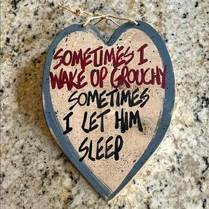 Funny Vintage Painted Sign